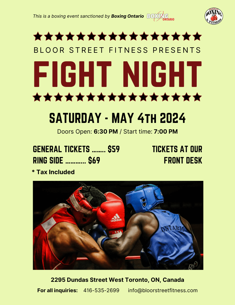 Fight Night - May 4th 2024